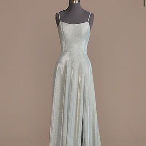 Beautiful blue David’s bridal prom dress
